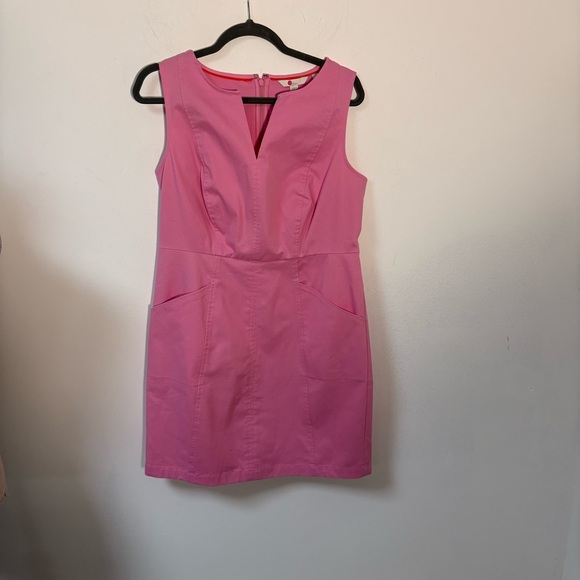 Boden Women’s Dress Cotton Blend Pockets Pink Cruise Wear 8P - Picture 7 of 11